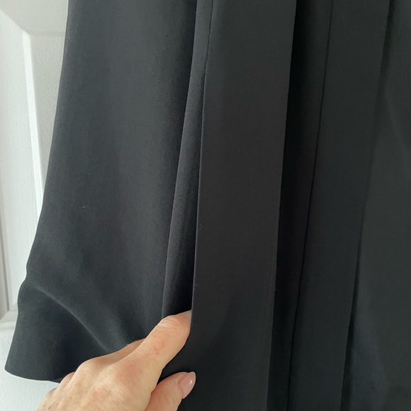 EILEEN FISHER 100% Silk Georgette Crepe Jacket in Black Size Small - Picture 8 of 12